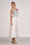 Elan Midi Woven & Knit Maxi Dress