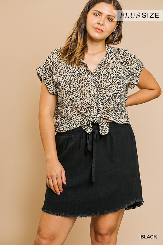 Curvy High Waist Skirt