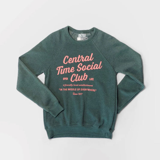 Giltee Central Time Social Club Crewneck