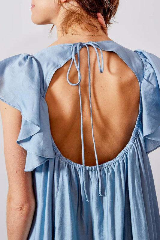 Baby Doll Open Back Dress