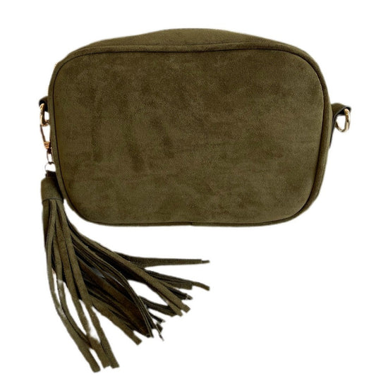 Suede Tassel Bag