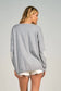 Elan Long Sleeve Crew with Heart Patch Detail
