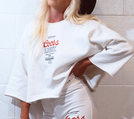 Coors Light Official Crop Sweatshirt