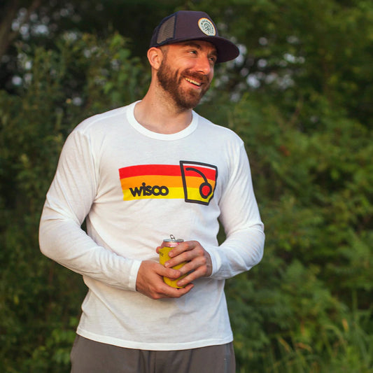 Giltee Wisco Old Fashioned Vintage Long Sleeve Tee